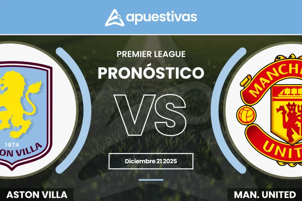 Pronósticos Aston Villa vs Manchester United