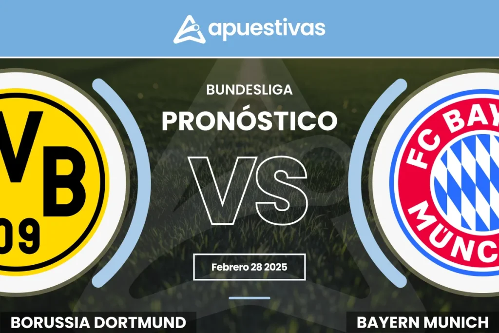 Pronósticos Borussia Dortmund vs Bayern Múnich