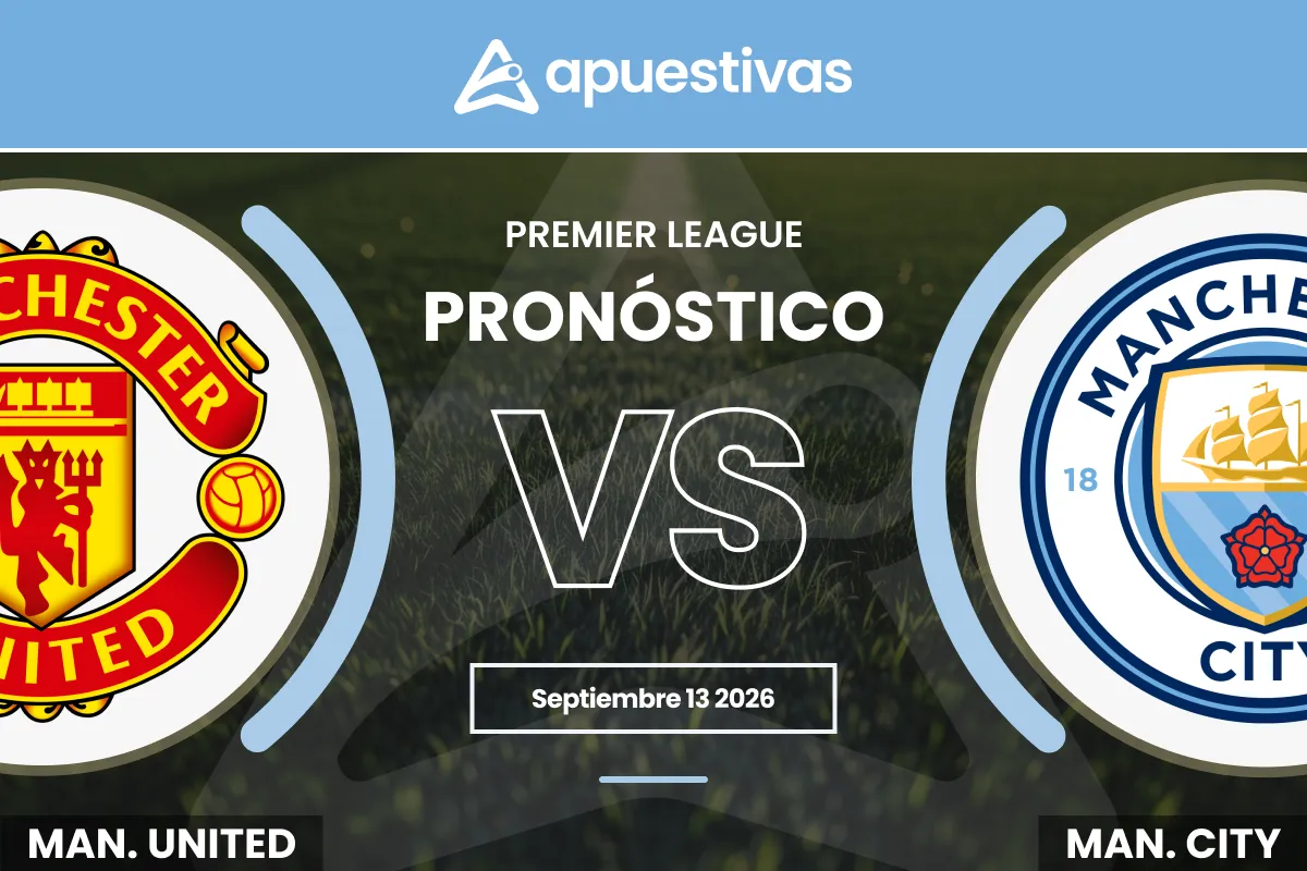 Pronósticos Manchester United vs Manchester City | Premier League